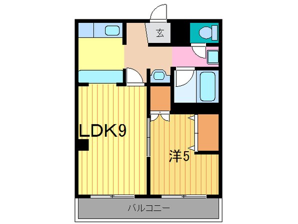 志津屋ハイツの物件間取画像